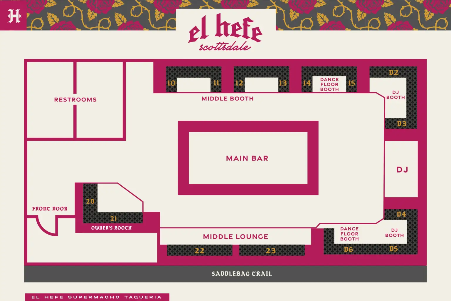 El Hefe Floor Plan